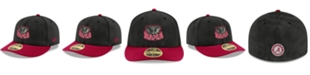 New Era Men's Black, Crimson Alabama Crimson Tide Basic Low Profile 59Fifty Fitted Hat